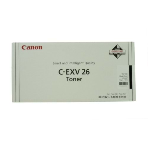Canon C-EXV 26 Siyah Toner, IRC 1021İ, 1028İ, 1660B006AA, Orjinal
