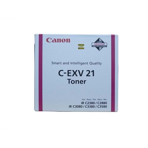 Canon C-EXV 21 Kırmızı Toner, IR C 2880, 3380, 0454B002AA, Orjinal
