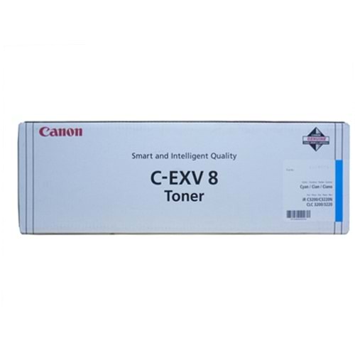 Canon C-EXV 8 Mavi Toner, CLC 2620, 3200, 7628A002AA, Orjinal