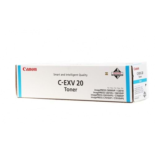 Canon C-EXV 20 Mavi Toner, IR P C6000, C7000, 0437B002, Orjinal