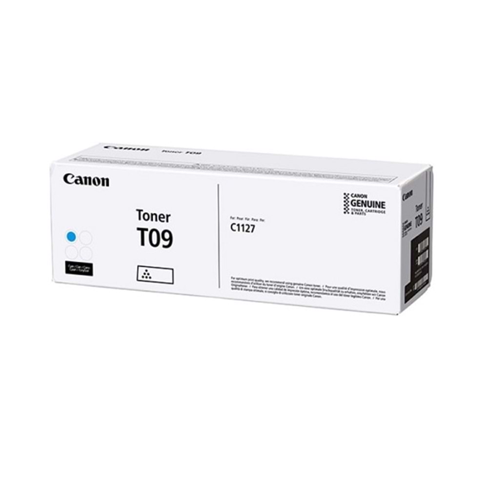 Canon T09 (3019C006) Mavi Toner, i-SENSYS X C1127i, Orjinal
